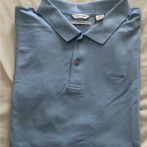 Calvin Klein Sky Blue Polo Shirt